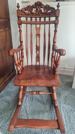 Eikenhouten Schommelstoel - Mooi Model!, Antiek en Kunst, Ophalen