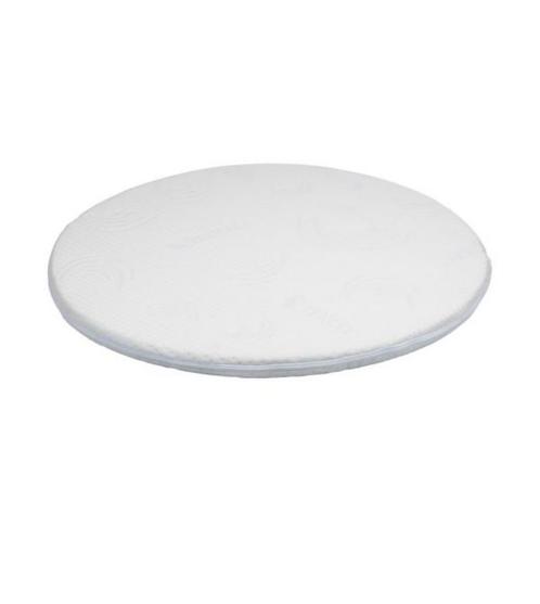 Rond matras voor in de box inclusief teddy kleed, Kinderen en Baby's, Boxen, Zo goed als nieuw, Rond, Boxkleed, Ophalen