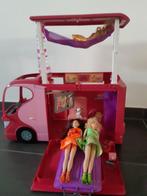 Barbie camper met 3 barbies, Ophalen of Verzenden, Gebruikt