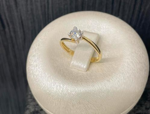 Unieke 14 karaats gouden verlovingsring maatje 18!, Sieraden, Tassen en Uiterlijk, Ringen, Nieuw, Dame, 18 tot 19, Goud, Goud
