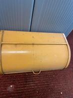 Vintage Broodtrommel - Geel, Ophalen of Verzenden, Gebruikt