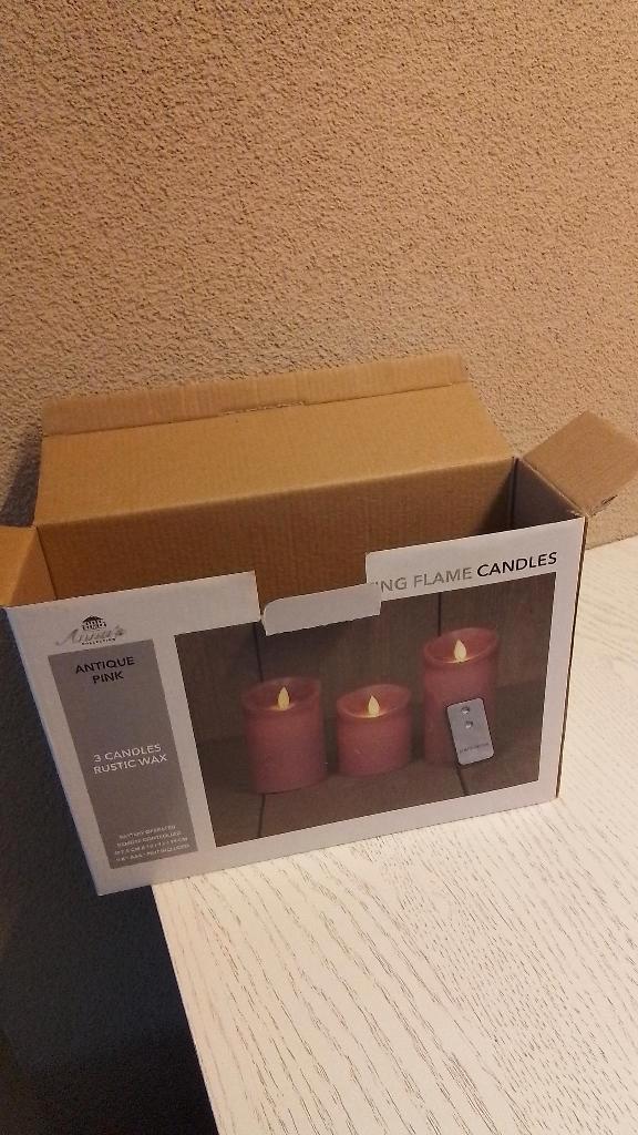 Anna kaarsen 3 stuks in de doos, Huis en Inrichting, Woonaccessoires | Kandelaars en Kaarsen, Nieuw, Minder dan 25 cm, Overige materialen