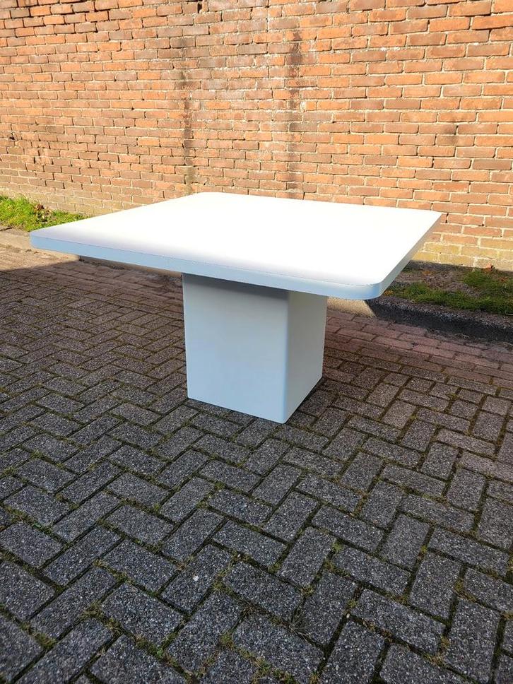 Jan des Bouvrie vierkante eettafel - Paspetoe, Huis en Inrichting, Tafels | Eettafels, Zo goed als nieuw, 100 tot 150 cm, 100 tot 150 cm