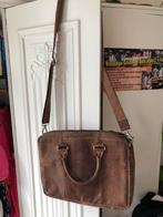 Laptoptas micmacbags, Sieraden, Tassen en Uiterlijk, Tassen | Schoudertassen, Overige merken, Gebruikt, Bruin, Ophalen of Verzenden