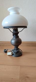 Tafellamp met tinnen poot, Antiek en Kunst, Ophalen