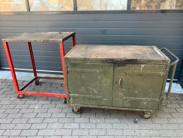 Gereedschap kar werkbank beschikbaar voor biedingen
