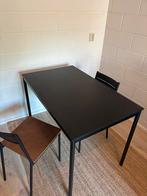 SANDSBERG tafel, zwart, 110x67 cm (IKEA), Huis en Inrichting, Tafels | Eettafels, Ophalen, 100 tot 150 cm, 50 tot 100 cm, Zo goed als nieuw