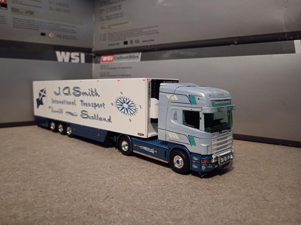Scania 144 koeloplegger J.G. Smith Tekno, Hobby en Vrije tijd, Modelauto's | 1:50, Tekno, Fokkeknipscheer@gmail.com, Nieuw, Tekno