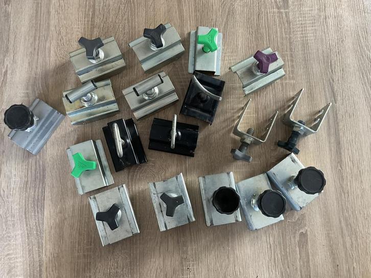 Diverse crankklemmen - klem crank fiets fietsendrager, Auto diversen, Fietsendragers, Zo goed als nieuw, Fietsendrager-accessoire