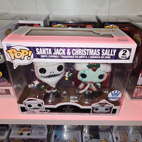 Funko Pop! 2pack Santa Jack & Christmas Sally (TNBC) Diamond, Verzamelen, Poppetjes en Figuurtjes, Nieuw, Ophalen of Verzenden