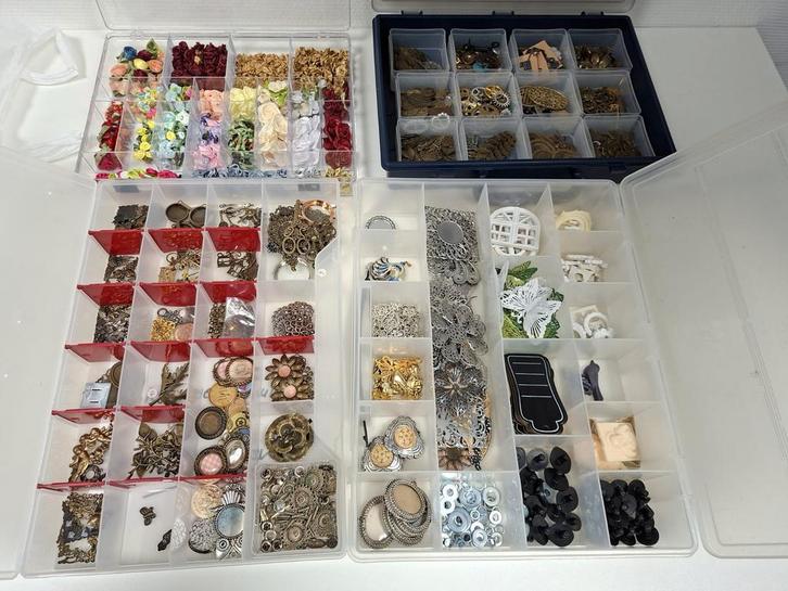 Voorraad knutselmaterialen voor o.a. sieraden en applicaties, Hobby en Vrije tijd, Knutselen, Nieuw, Materiaal, Ophalen of Verzenden