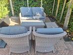 loungeset Taste 4 Seasons polyrotan, Ophalen, 4 zitplaatsen, Zo goed als nieuw, Loungeset