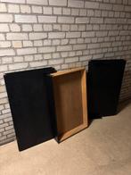 Lundia onderdelen zwart - lade, plank, geleider, Huis en Inrichting, Kasten | Kledingkasten, Ophalen, Gebruikt, 100 tot 150 cm