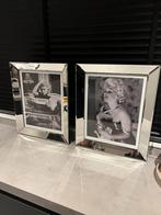 Set spiegel schilderijen, Huis en Inrichting, Woonaccessoires | Lijsten, Ophalen, Zo goed als nieuw, Hout, 50 tot 75 cm