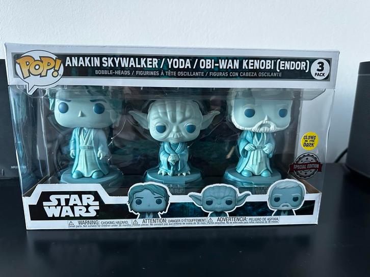 Funko Pop! Star Wars 3-pack Glow in the Dark, Kinderen en Baby's, Speelgoed | Actiefiguren, Nieuw, Ophalen of Verzenden