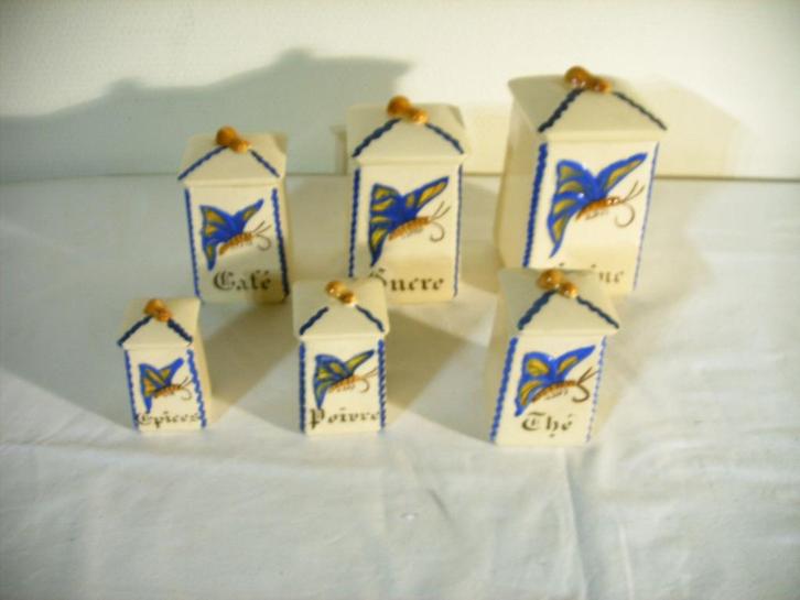 Franse voorraadpottenset, Antiek en Kunst, Curiosa en Brocante, Ophalen of Verzenden