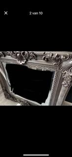 Zware Spiegel - Bronskleurig, Huis en Inrichting, Woonaccessoires | Spiegels, Gebruikt, 100 tot 150 cm, Ophalen of Verzenden, 75 tot 100 cm