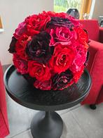 Verzilverde schaal en grote decoratie bol, Ophalen of Verzenden, Zo goed als nieuw