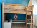 Hoogslaper (of stapelbed) van stijgerhout - 90 x 200, Kinderen en Baby's, Kinderkamer | Stapelbedden en Hoogslapers, Ophalen, Gebruikt
