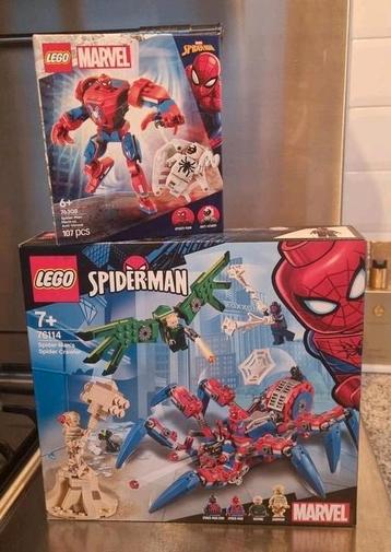 Lego 2 sets Spiderman 76114 en 76308 Nieuw beschikbaar voor biedingen