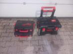 Te koop milwaukee trolley en 2 koffers, Doe-het-zelf en Verbouw, Gereedschapskisten, Ophalen