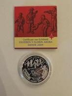 5 florin munt Aruba Dande zilver 2009 proof, Postzegels en Munten, Ophalen of Verzenden, Koningin Beatrix, Overige waardes, Zilver