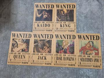 One Piece Wanted Bounty Posters Animal Kingdom Pirates beschikbaar voor biedingen