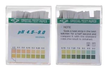 PH test strips beschikbaar voor biedingen