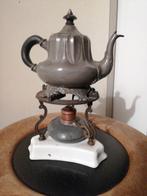 Brokje antiek tinnen thee stel, Antiek en Kunst, Ophalen of Verzenden