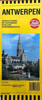 Bijzondere misdruk van plattegrond Antwerpen, Ophalen of Verzenden, Gebruikt