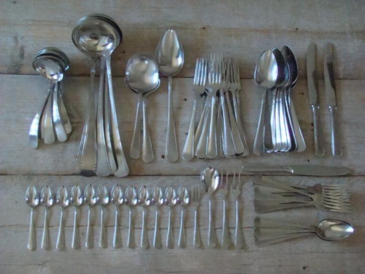 Bestek Gero Zilmeta 294 Franse Lelie, nette gebruikte staat, Antiek en Kunst, Antiek | Bestek, Ophalen of Verzenden
