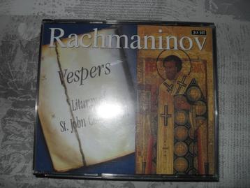 3 CD BOX RACHMANINOV-VESPERS. beschikbaar voor biedingen