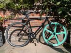 Fixie fiets met Aerospoke carbon voorwiel, Ophalen, Minder dan 10 versnellingen, Gebruikt, 47 tot 50 cm