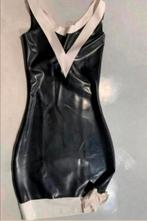 Mooie bodycon jurk in Latex, tm 3XL (op maat te maken), Verzenden, Nieuw, Zwart, Boven de knie