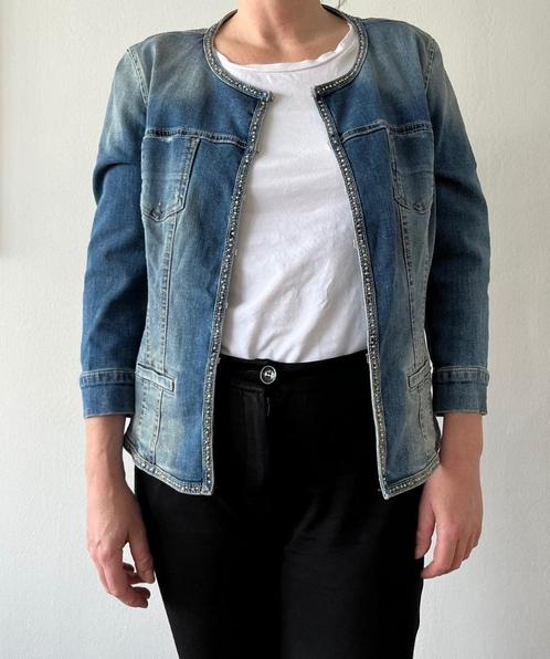 Spijkerjasje van Kocca, Kleding | Dames, Jassen | Zomer, Zo goed als nieuw, Maat 38/40 (M), Blauw, Ophalen