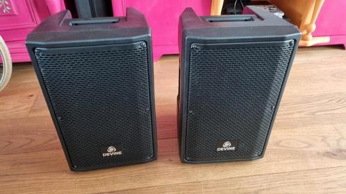 2x 8 inch  devine artis 8a actieve speakers, Muziek en Instrumenten, Versterkers | Keyboard, Monitor en PA, Zo goed als nieuw