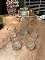 Whiskey karaf met 4 glazen, Ophalen of Verzenden, Zo goed als nieuw, Overige typen