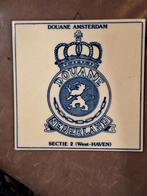 Vintage Douane Amsterdam Tegel, Antiek en Kunst, Ophalen of Verzenden