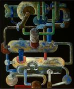 Modern Schilderij, Ophalen of Verzenden