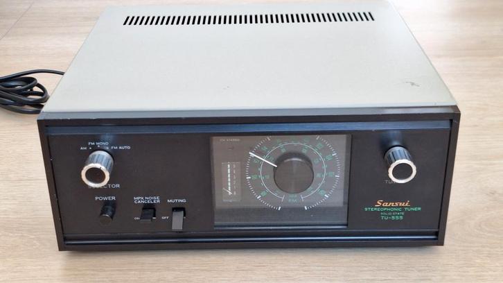 Sansui TU-555 tuner., Audio, Tv en Foto, Tuners, Gebruikt, Ophalen