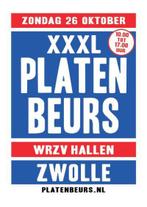 XXXL Platenbeurs Zwolle WRZV Hallen zondag 26 oktober, Ophalen, Nieuw in verpakking, Overige formaten
