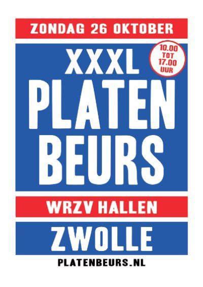 XXXL Platenbeurs Zwolle WRZV Hallen zondag 26 oktober, Cd's en Dvd's, Vinyl | Pop, Nieuw in verpakking, Overige formaten, Ophalen