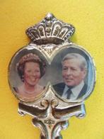 (A1179) Koningshuis 1966-1991 Huwelijk Beatrix Claus 25 jaar, Verzamelen, Ophalen of Verzenden, Gebruikt, Bestek