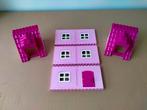 Duplo roze poppenhuis onderdelen 3 muren en 2x dak, Kinderen en Baby's, Speelgoed | Duplo en Lego, Ophalen of Verzenden, Gebruikt