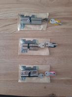 Cilindersloten 75/80/90 mm, Ophalen of Verzenden, Zo goed als nieuw, Rvs, Slot