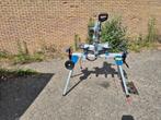 Verstekzaag met onderstel hbm ( goed lezen!!!), Doe-het-zelf en Verbouw, Gereedschap | Zaagmachines, Ophalen, 70 mm of meer, Zo goed als nieuw