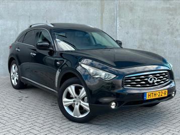 Luxe Zwarte Infiniti FX 37 GT SUV 4X4 320PK/SchuifDak/Apk/AC beschikbaar voor biedingen