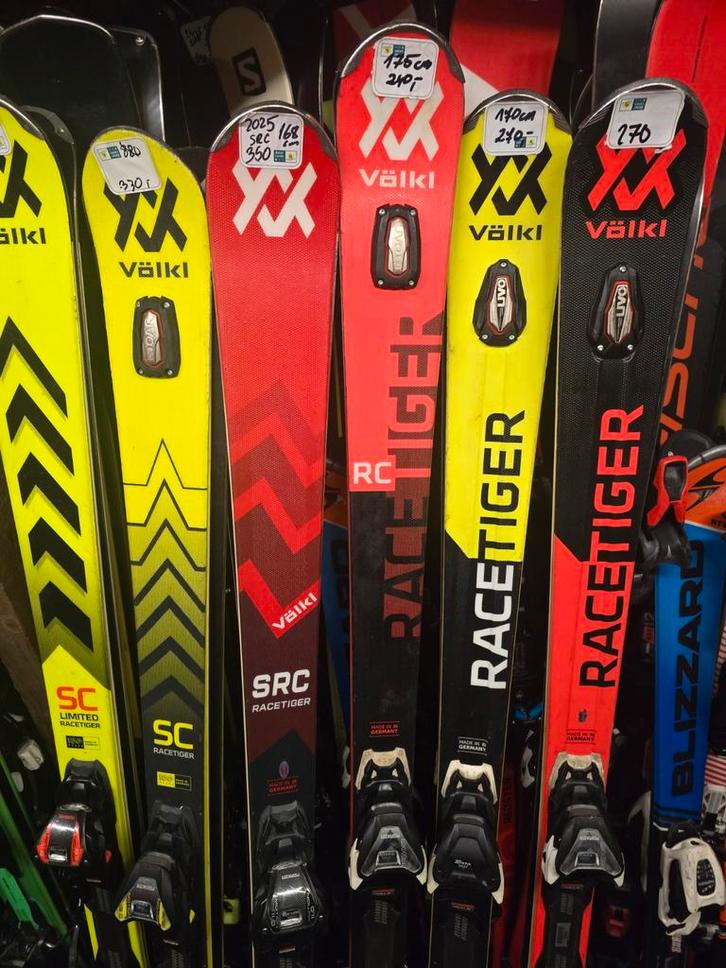 Volkl racetiger sc rc src veel top modellen skis met advies, Sport en Fitness, Skiën en Langlaufen, Zo goed als nieuw, Ski's, Skiën