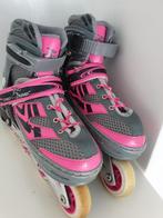 Verstelbare inline skates 35-28 rose grijs, Verstelbaar, Zo goed als nieuw, Inline skates 4 wielen, Ophalen