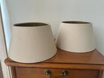 Beige lampekappen, perfecte staat, Ophalen, Beige, Rond, Zo goed als nieuw